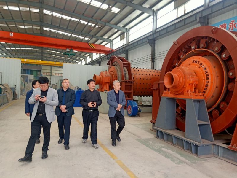 市領(lǐng)導(dǎo)來公司考察高低壓電機和永磁直驅(qū)球磨機