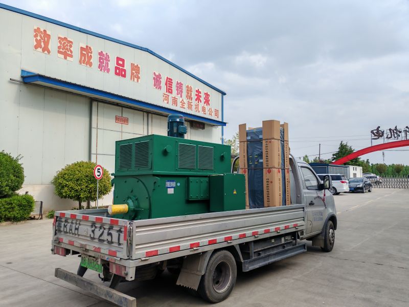 鉆井隊(duì)630kw-6變頻電機(jī)和800kw變頻柜裝車(chē)發(fā)貨